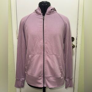 90 Degree By Reflex Mauve Zip-Up Jacket